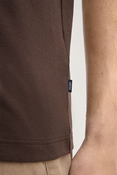 Joop! Priamo Dunkelbraunes Baumwoll T-Shirt Modern Fit Unisex