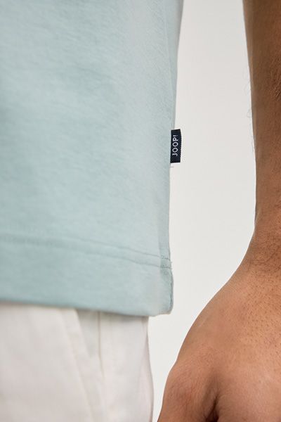 JOOP! Herren Priamo Salbeigrün Baumwoll T-Shirt Modern Fit