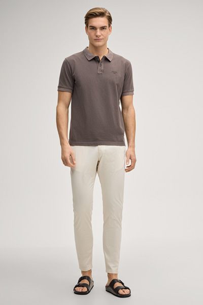 Joop! Jeans Ambrosian Braun Poloshirt aus Bio-Baumwoll-Piqué