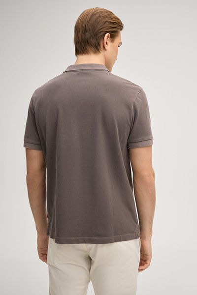 Joop! Jeans Ambrosian Braun Poloshirt aus Bio-Baumwoll-Piqué