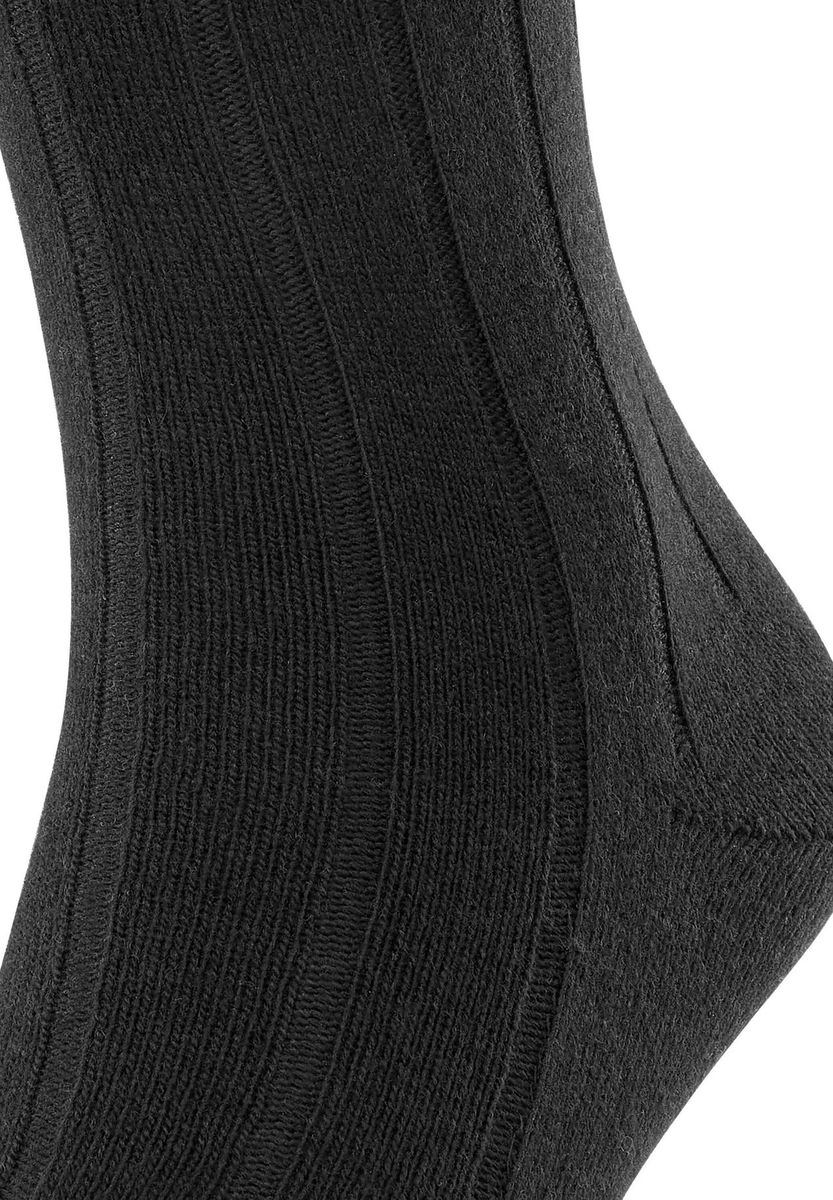 Gerippte Socken aus Woll-Kaschmir-Mischung