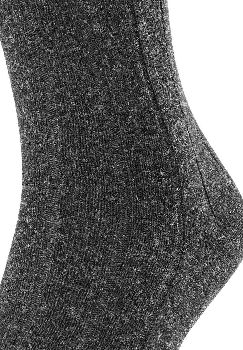 Feine Gerippte Socken aus Wolle und Kaschmir