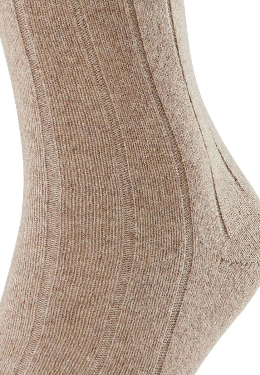 Gerippte Wollmischung Socken