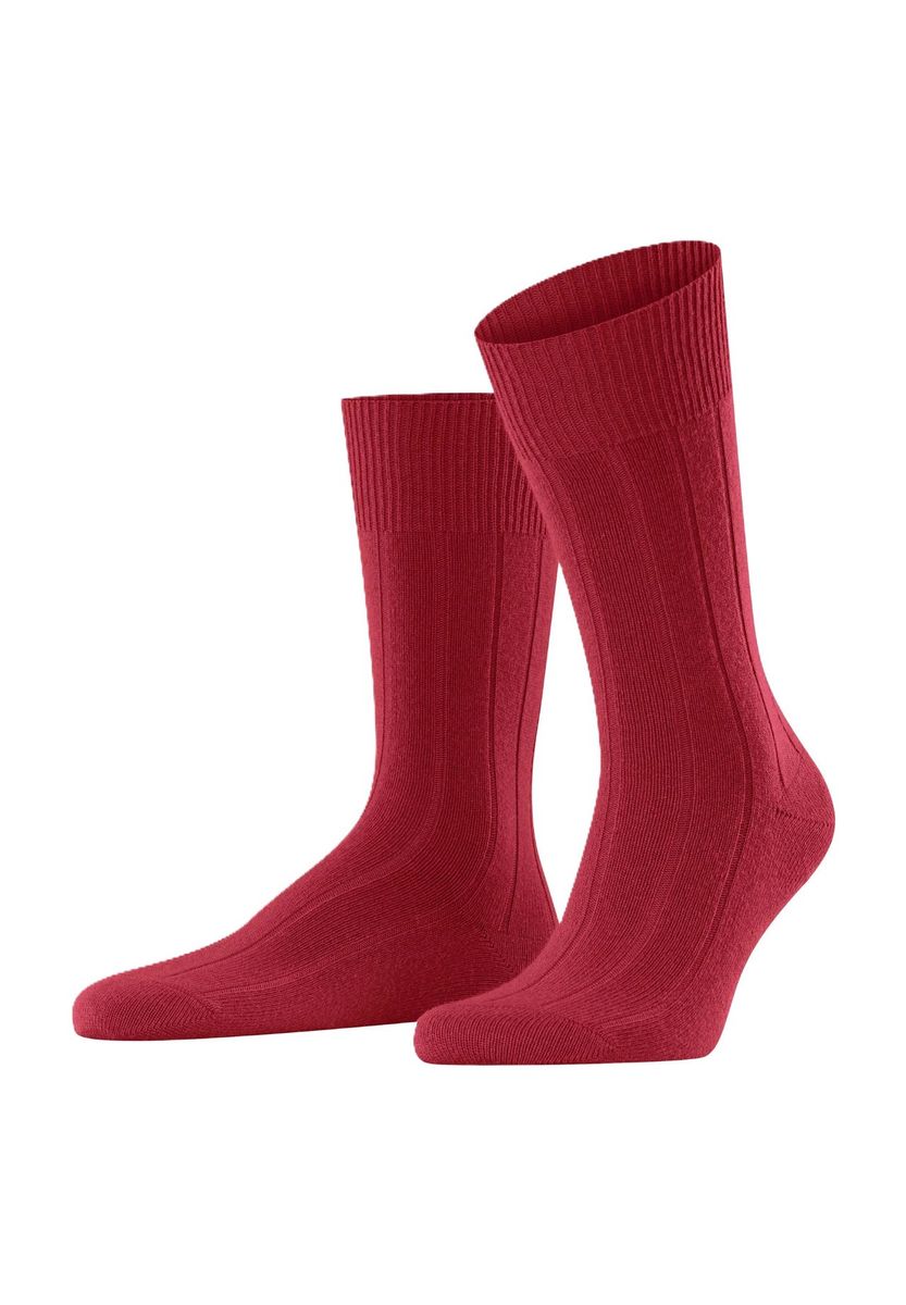 Gerippte Woll-Kaschmir-Mischung Business-Socken