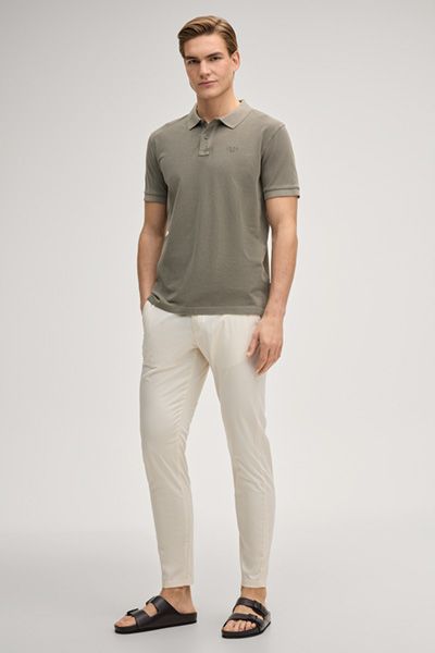 JOOP! Jeans Ambrosian Khaki Poloshirt aus Bio-Baumwolle Stretch