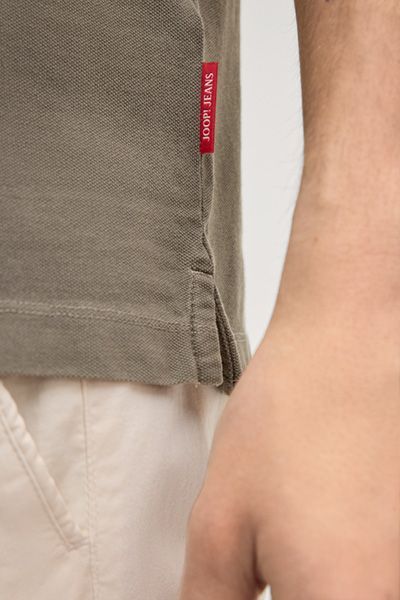 JOOP! Jeans Ambrosian Khaki Poloshirt aus Bio-Baumwolle Stretch
