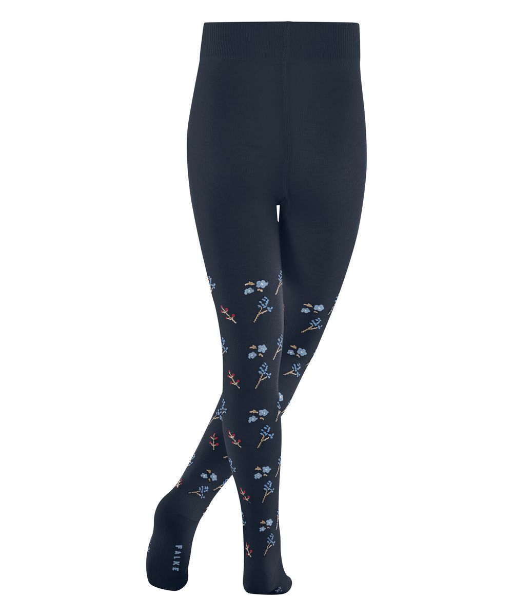 Blumenmuster Baumwollmischung Strumpfhose