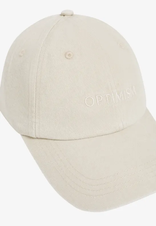 Baseballkappe mit Optimism Stickerei