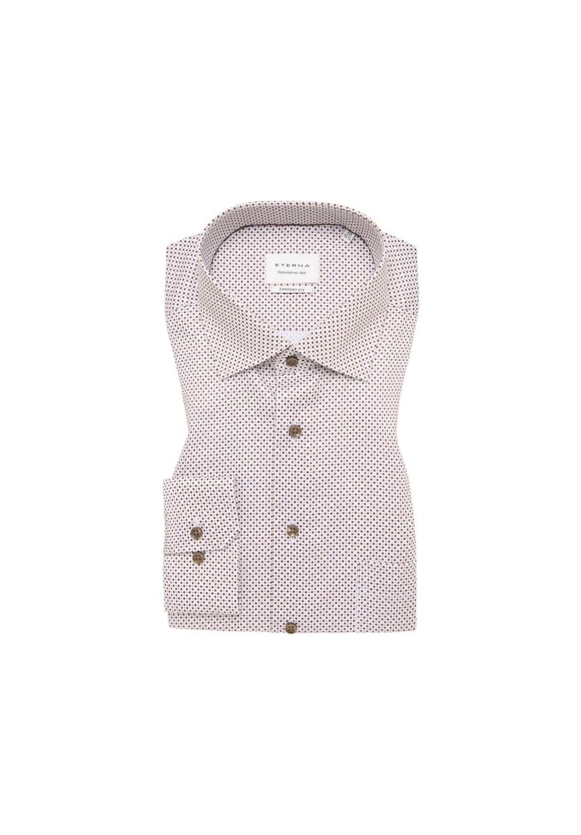 Gemustertes Comfort Fit Langarmhemd