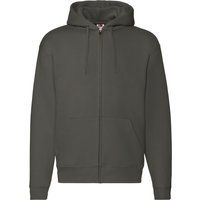Klassischer Kapuzenpullover mit Reißverschluss
