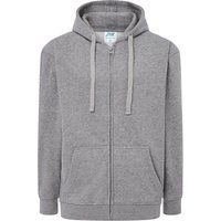 Klassische Sweatshirt-Jacke mit Kapuze
