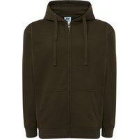 Klassischer Kapuzenpullover mit Reißverschluss