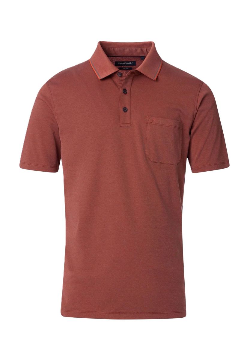 Herren Baumwoll-Polohemd mit Brusttasche