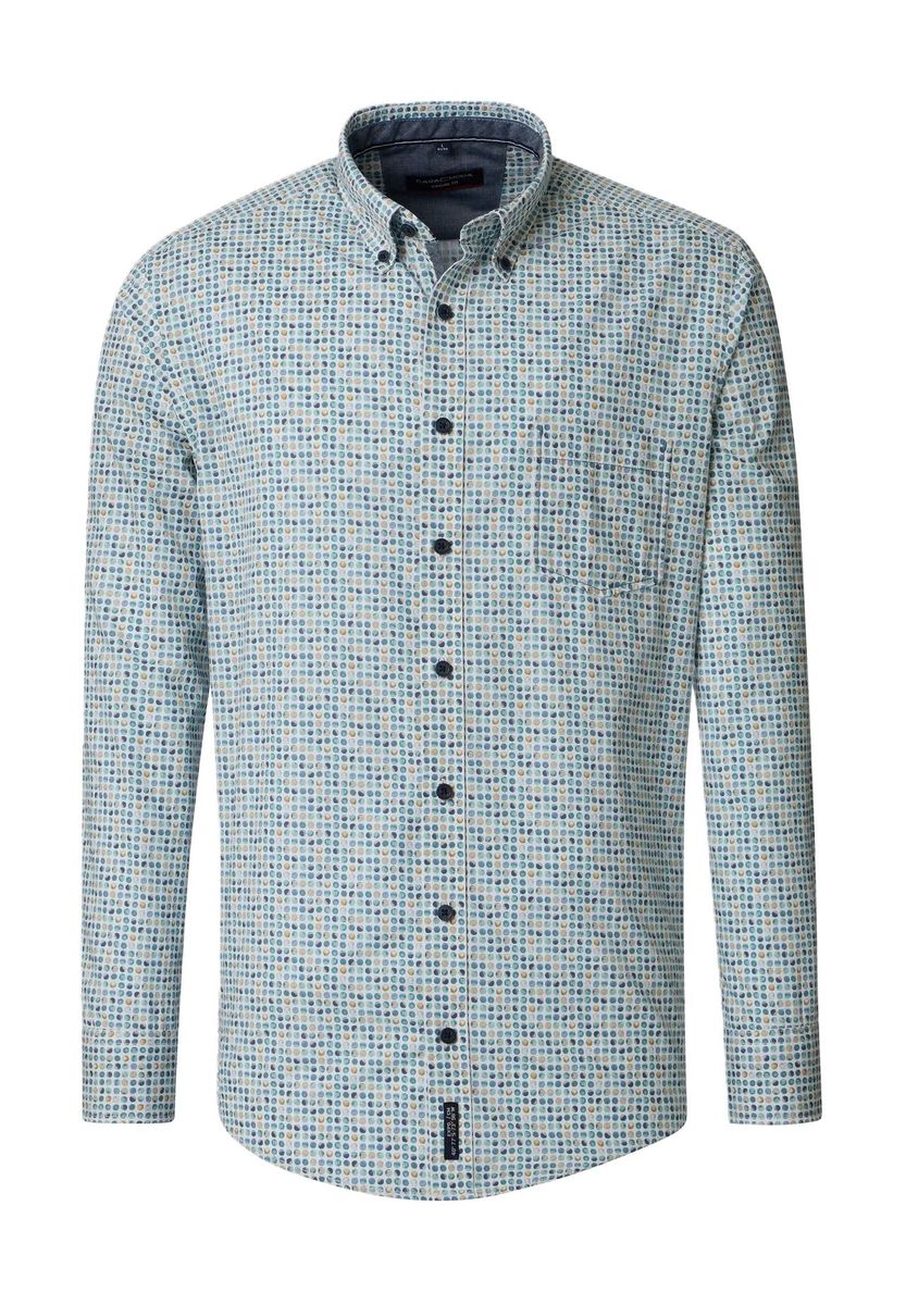 Herren Freizeit Casual Fit Langarm Hemd