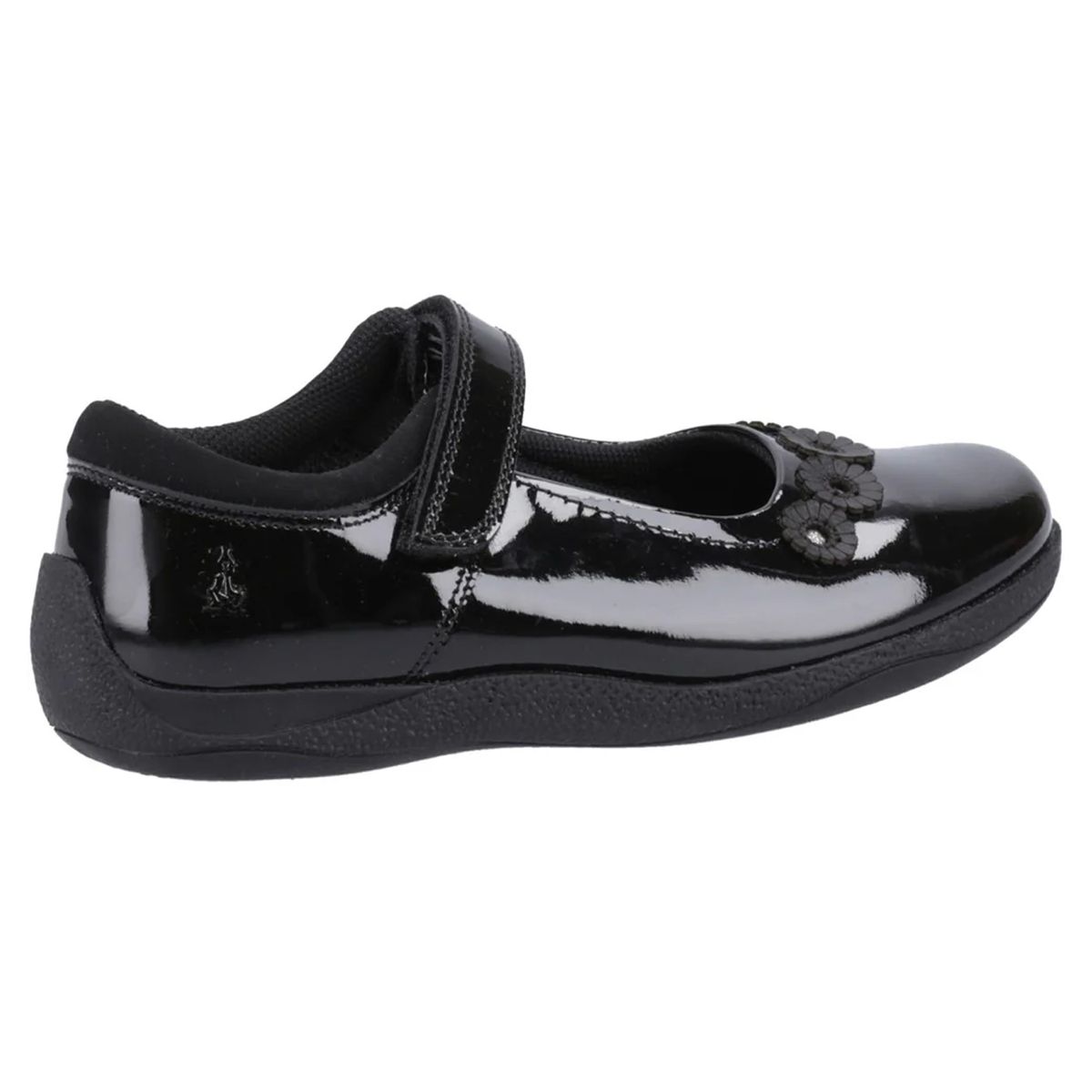 Mary Janes Christina mit Blumen-Applikation