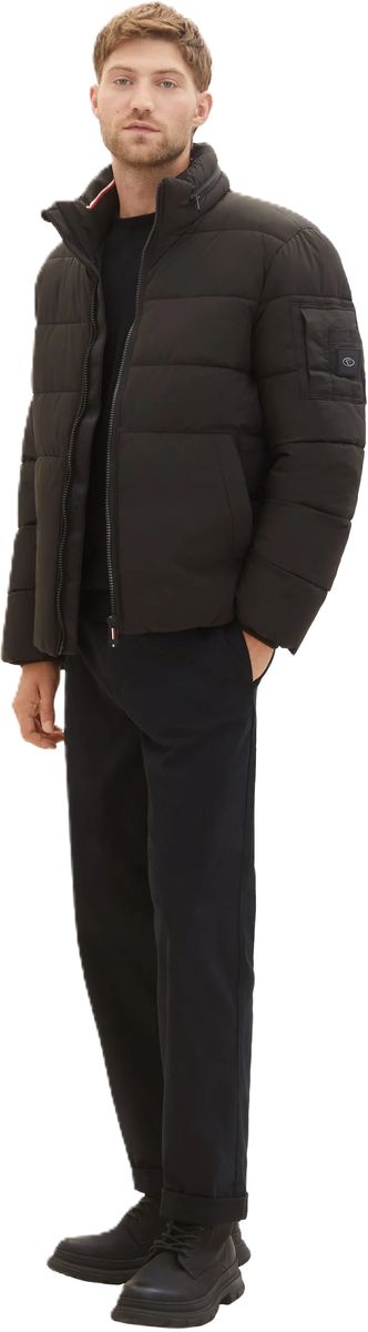 Gesteppte Pufferjacke mit Utility-Tasche