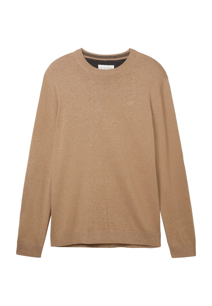 Klassischer Baumwoll-Strickpullover