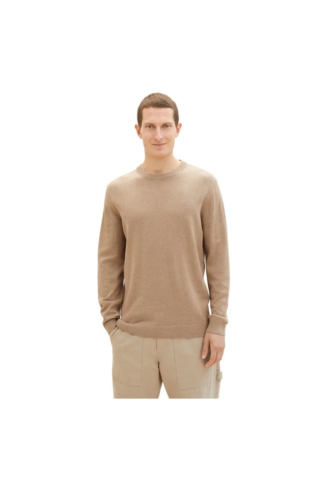 Klassischer Baumwoll-Strickpullover