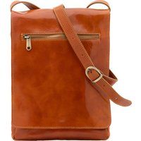 Klassische Messenger-Tasche aus Leder