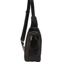 Minimalistische Leder-Sling-Umhängetasche