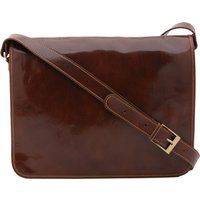Elegante italienische Leder-Umhängetasche