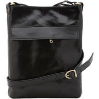 Schlichte Messenger-Tasche aus Leder