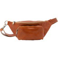 Leder-Gürteltasche mit mehreren Reißverschlüssen