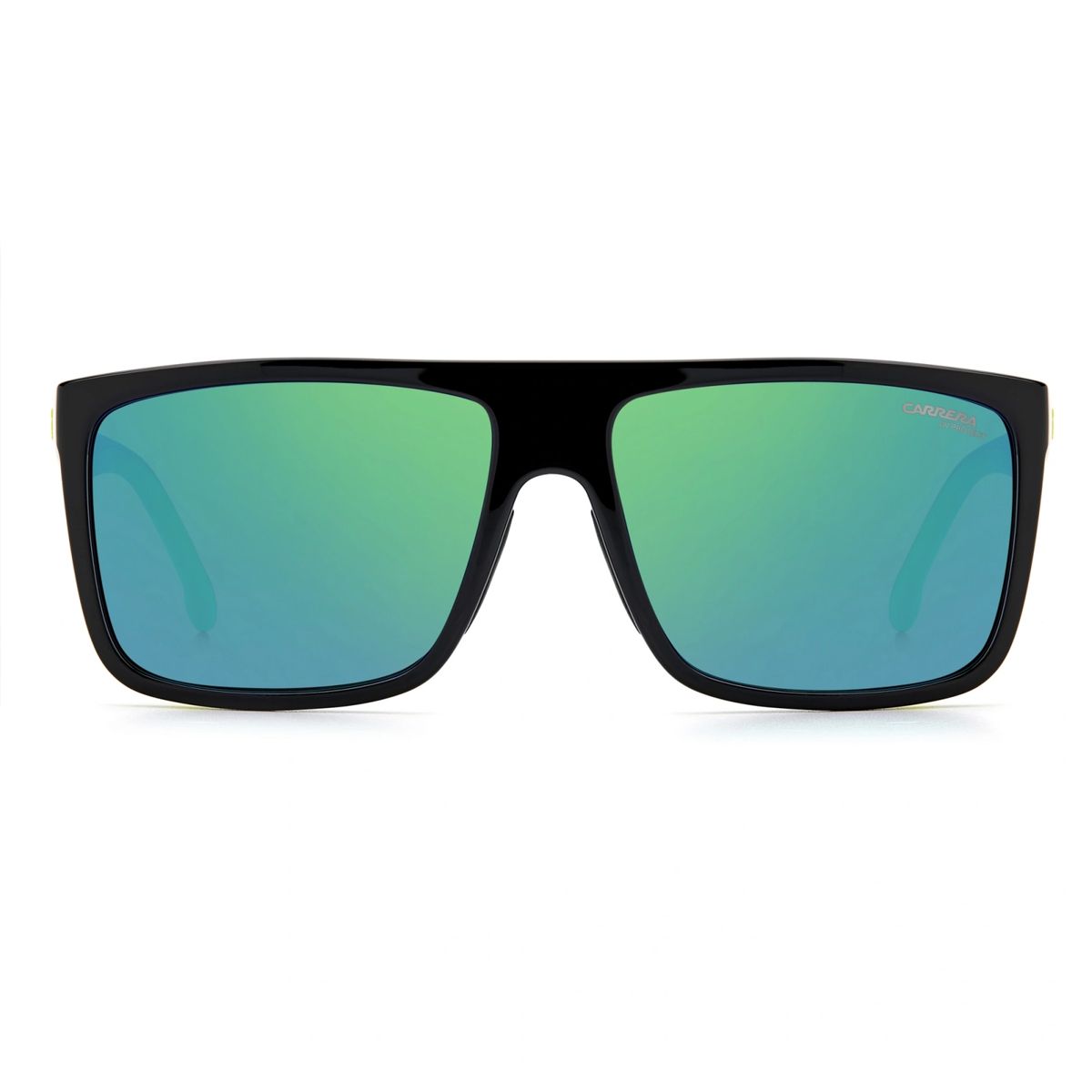 Quadratische Flat-Top Sonnenbrille mit Verspiegelung