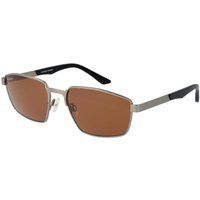 Rechteckige Metallrahmen Sonnenbrille