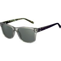 Rechteckige transparente Sonnenbrille
