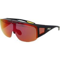 Sportliche Monoscheiben-Sonnenbrille mit Verspiegelung