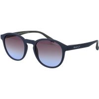 Klassische runde Vollrand-Sonnenbrille