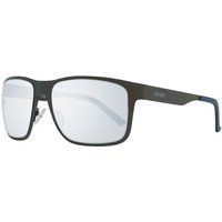 Rechteckige Sonnenbrille mit Spiegelgläsern