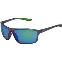 Rechteckige Sport-Sonnenbrille mit Wrap-Design