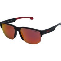 Sportliche halbrandlose verspiegelte Sonnenbrille