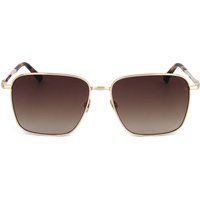 Eckige Navigator-Sonnenbrille mit Metallrahmen