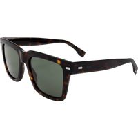 Klobige quadratische Sonnenbrille mit Schildpattmuster