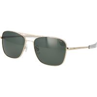 Klassische eckige Pilotenbrille aus Metall