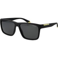 Rechteckige polarisierte matte Sonnenbrille