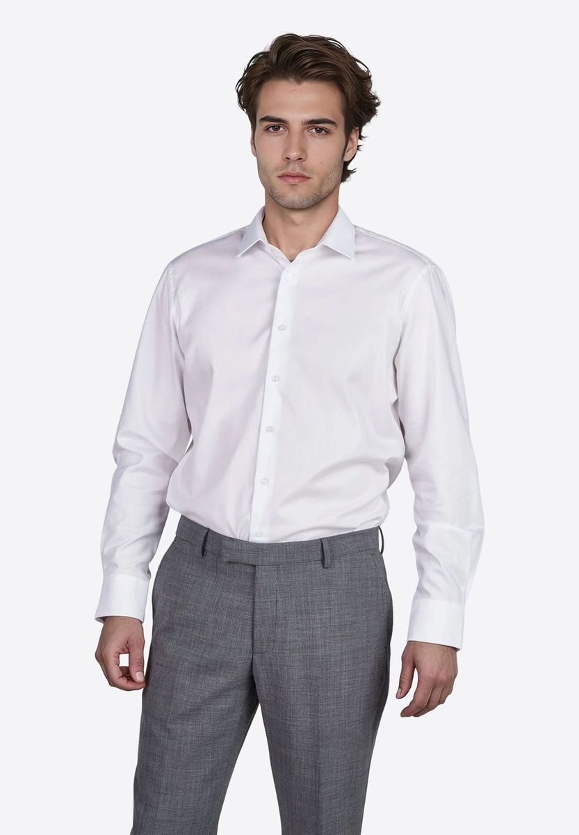 Klassisches Langarm Business Hemd