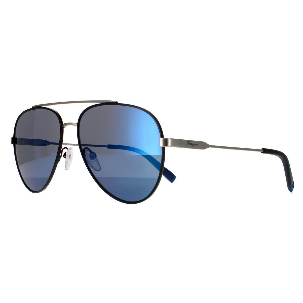 Klassische Pilotenbrille mit verspiegelten Gläsern