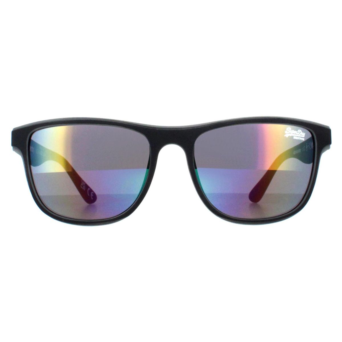 Matte rechteckige verspiegelte Sonnenbrille