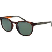 Runde Polarisierte Sonnenbrille in Schildpatt-Optik
