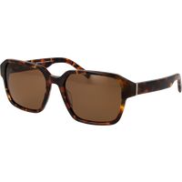 Quadratische Sonnenbrille mit Schildpatt-Rahmen