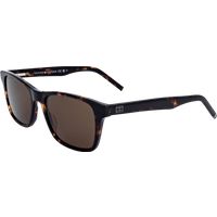 Rechteckige Sonnenbrille in Schildpatt-Optik