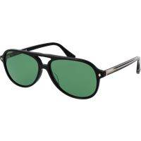 Pilotenbrille mit grünen Gläsern