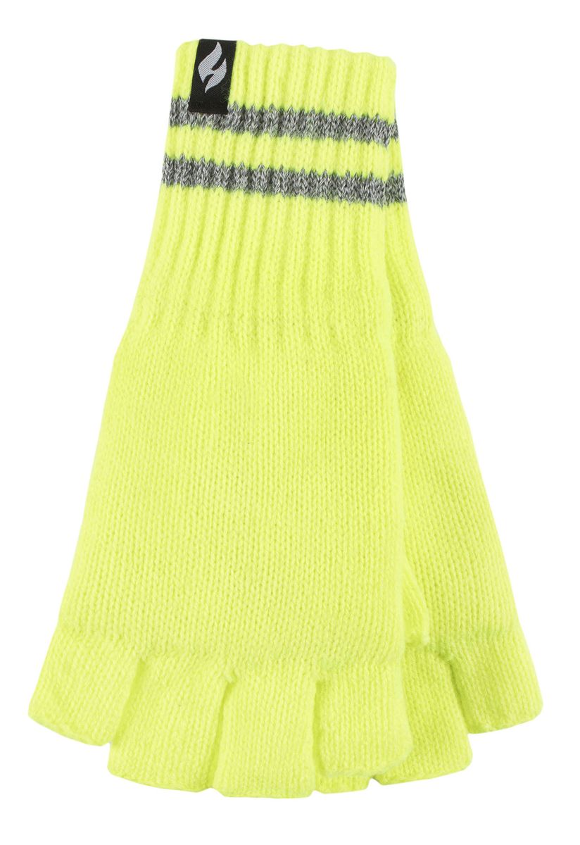 Reflektierende Strick-Fingerlose Thermohandschuhe
