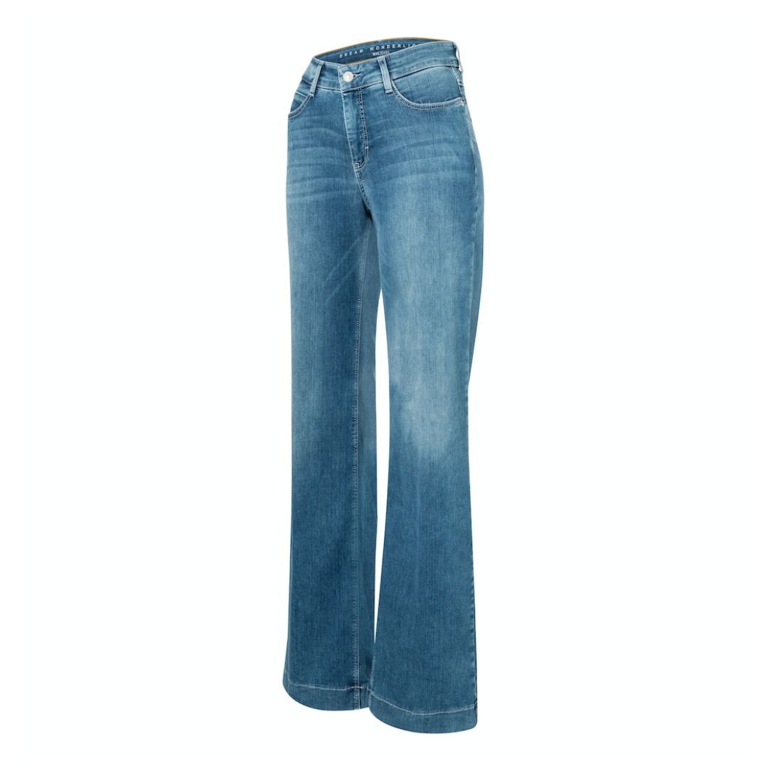 Weit geschnittene, hoch taillierte Jeans