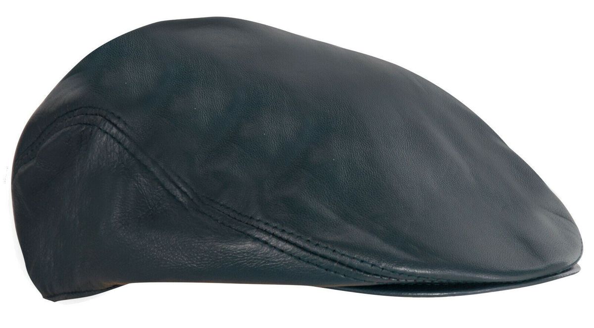 Klassische Leder-Schirmmütze