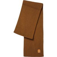 Klassischer Wollschal mit Rippenstrick